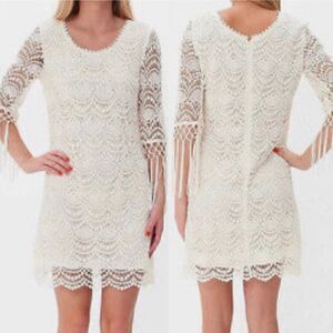 Miss Me - Off-White Crochet dress - S - NWT